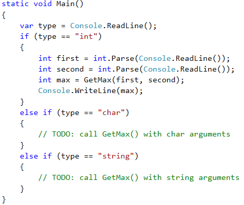 Solved Overload this method so that the overloaded method