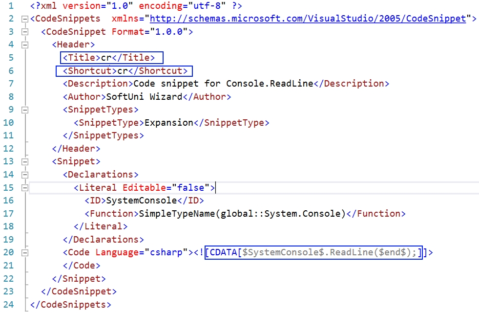 How To Use Code Snippet In Visual Studio