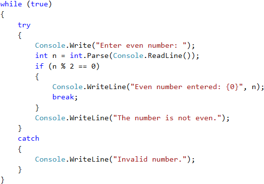 Handling Exceptions in C# (try-catch block) - Code Maze